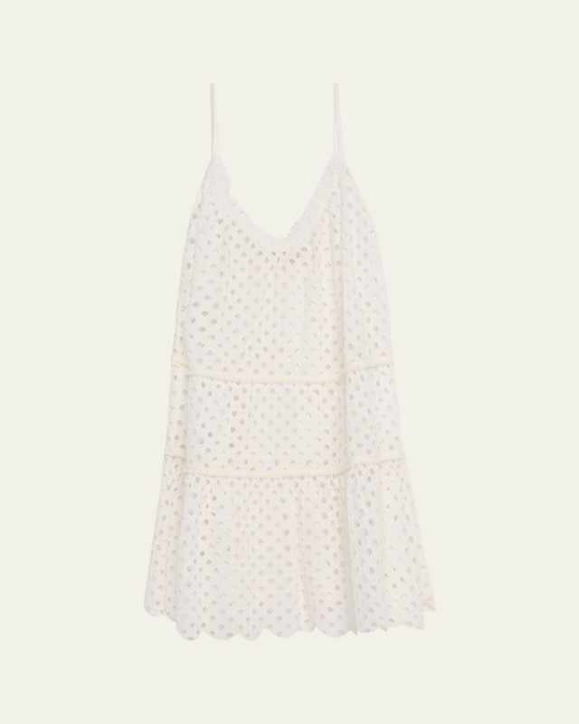 Marg Eyelet Sun Dress Coverup